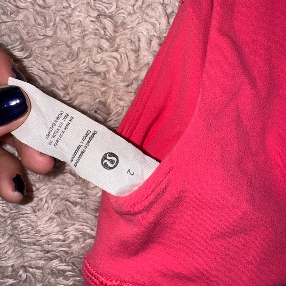 Lululemon Athletica Vibrant Pink Sports Bra - Picture 4 of 5